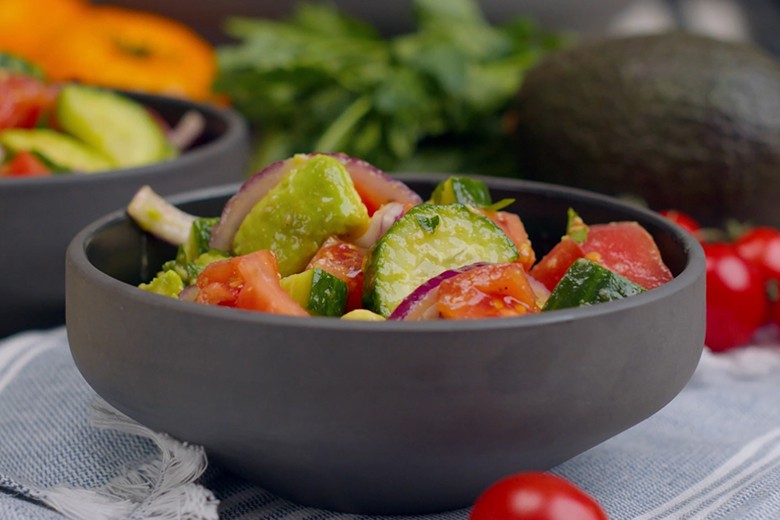 Avocado-Gemüse-Salat