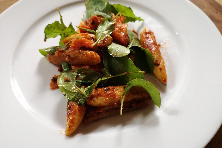 Schupfnudeln mit Rucola