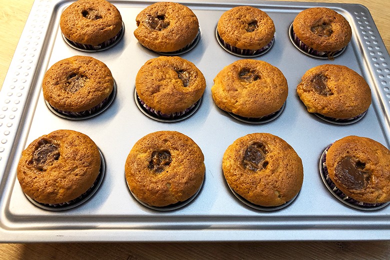 Bananenmuffins mit Toffifee