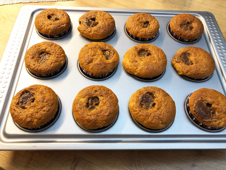 Bananenmuffins mit Toffifee