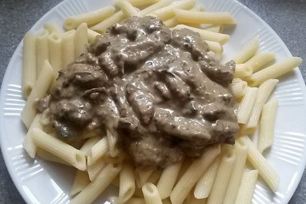 Geschnetzeltes mit Pilzen