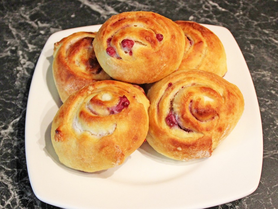 Schnecken aus Topfen-Öl-Teig