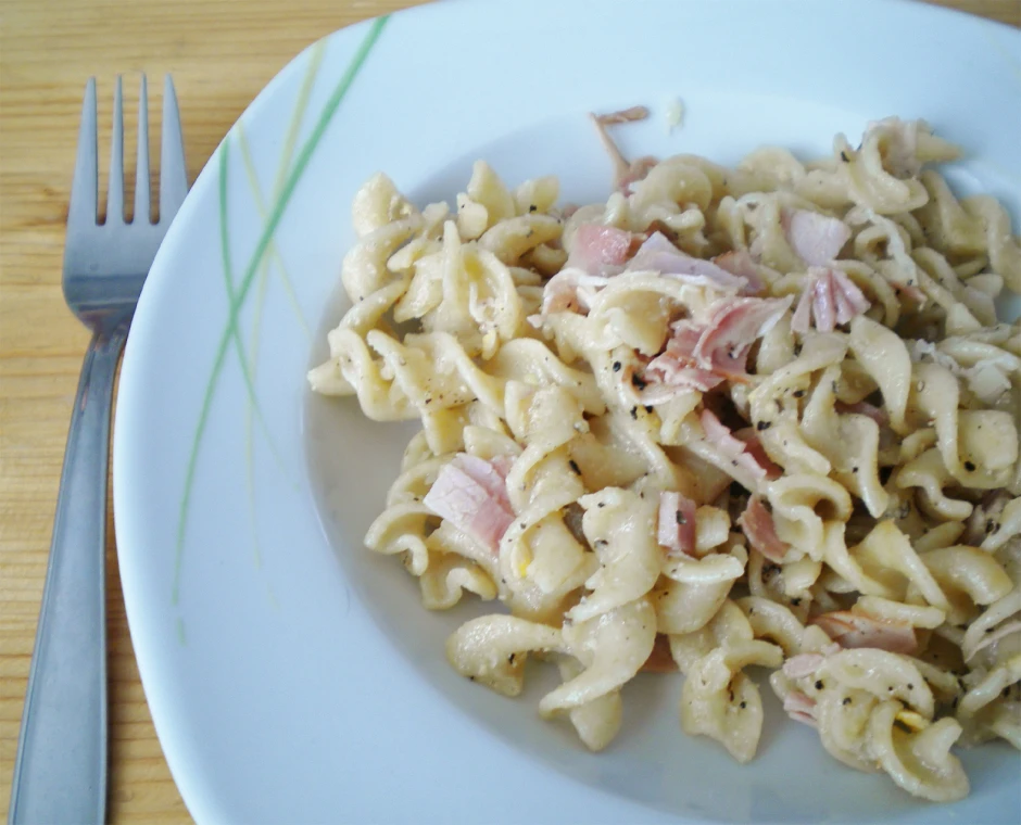 Schinkennudeln