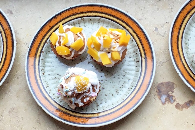 Dinkel-Muffins mit Oberscreme