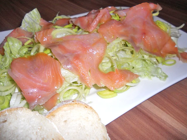 Lachs-Lauch-Salat