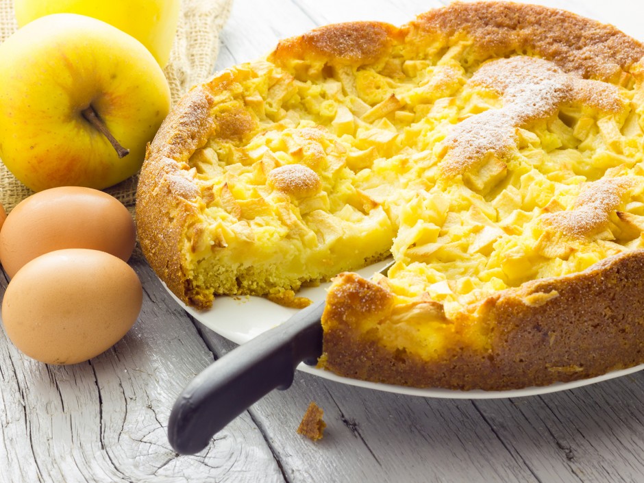 Süßer Apfelkuchen
