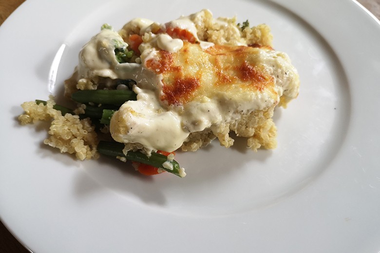 Quinoa-Gemüse-Auflauf