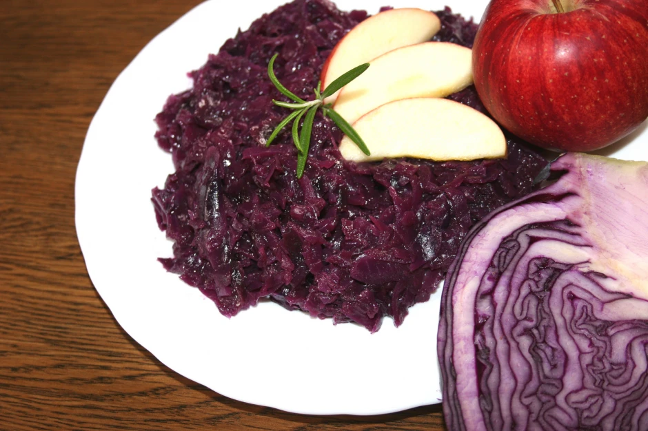 Apfelrotkraut