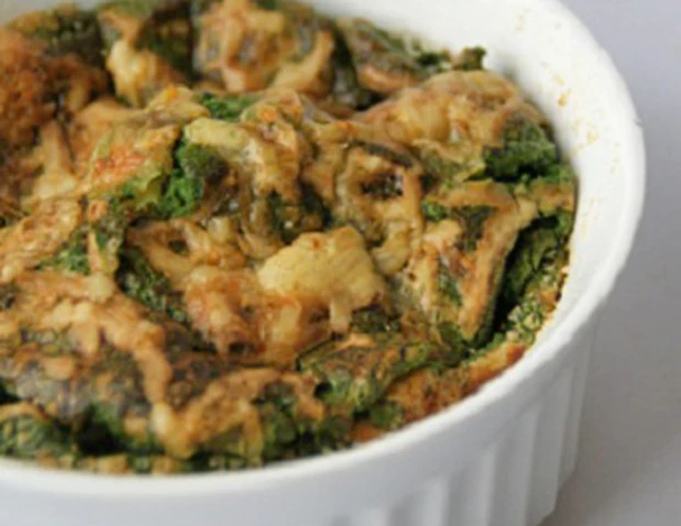 Spinatsouffl&eacute;e
