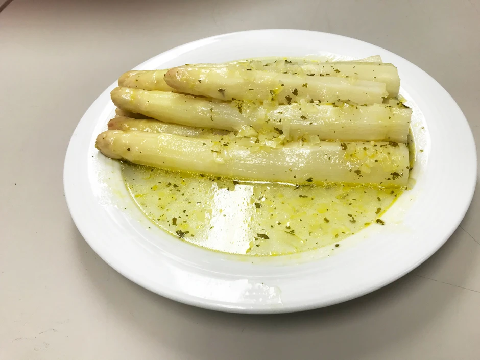 Spargelsalat aus Franken