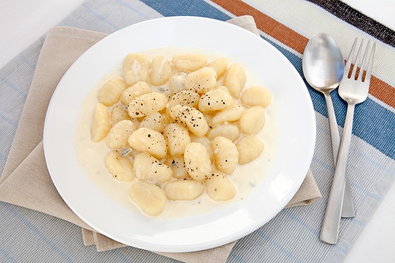 Gnocchi in Weißweinsauce