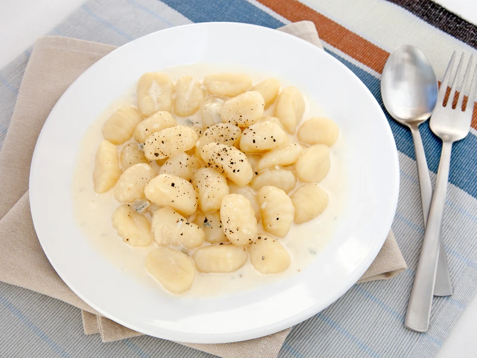 Gnocchi in Wei&szlig;weinsauce