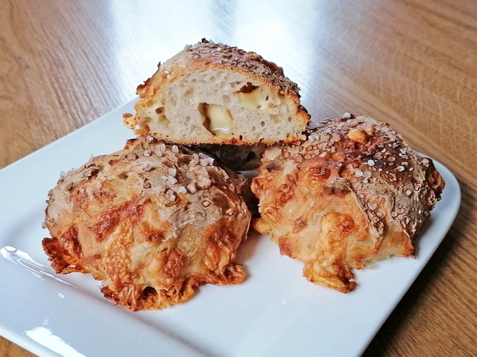 Käse Krusten Brötchen