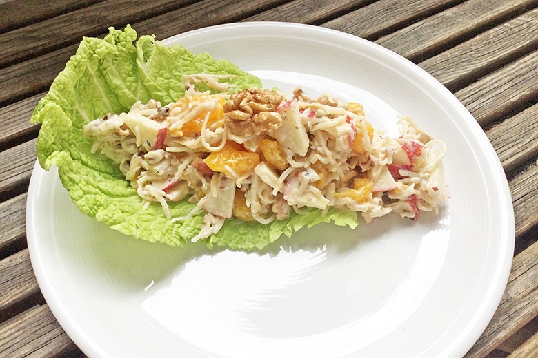 Waldorfsalat mit Mandarinen