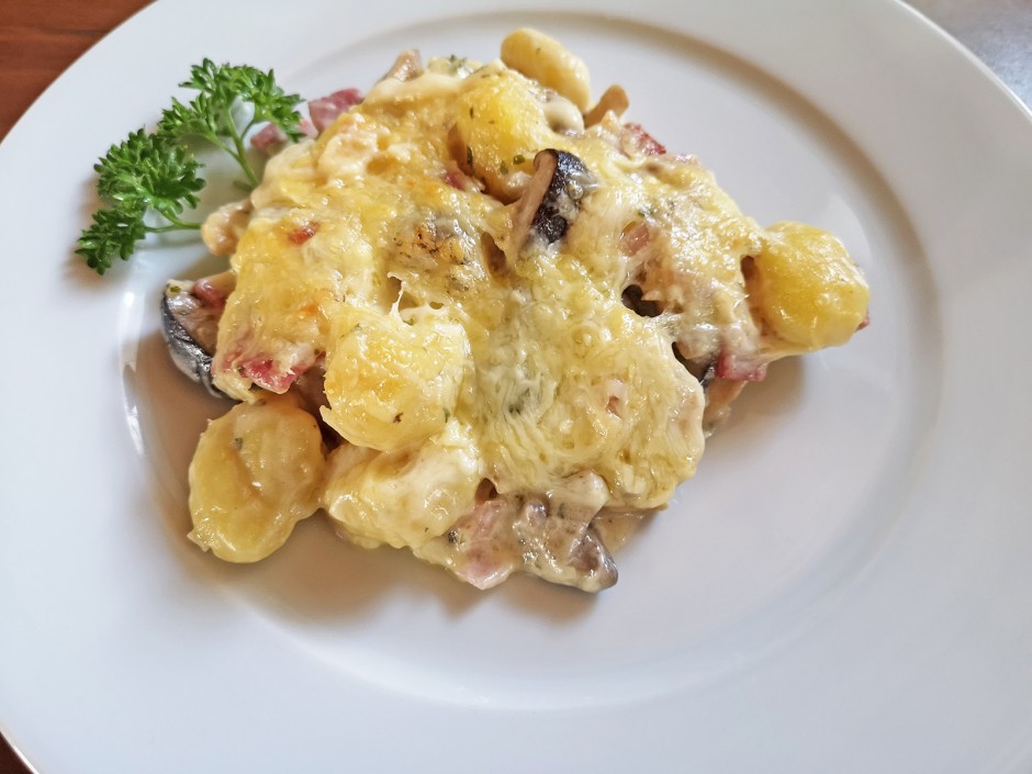 Gnocchi-Pilz Auflauf