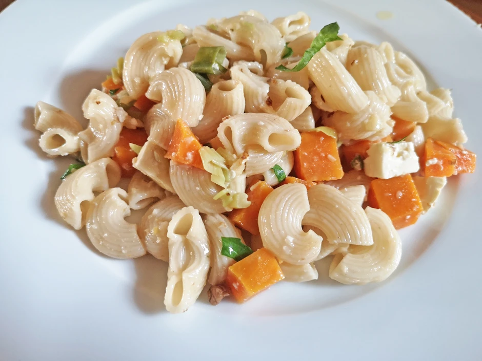 Nudeln mit S&uuml;&szlig;kartoffeln