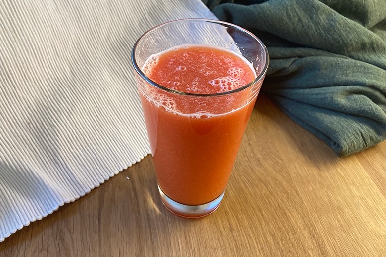 Exotischer Karottensaft