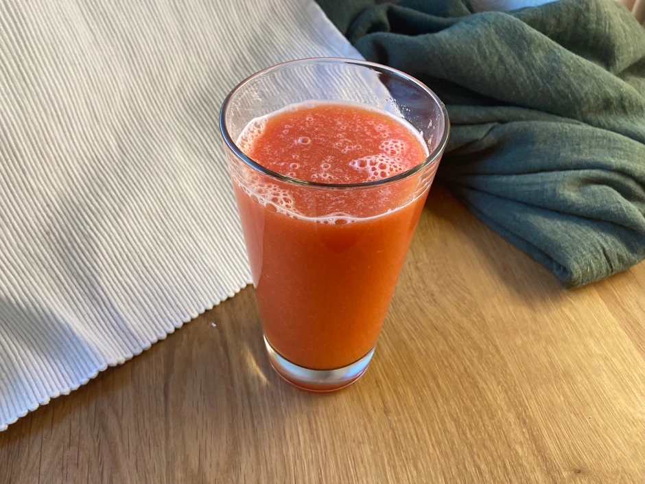 Exotischer Karottensaft