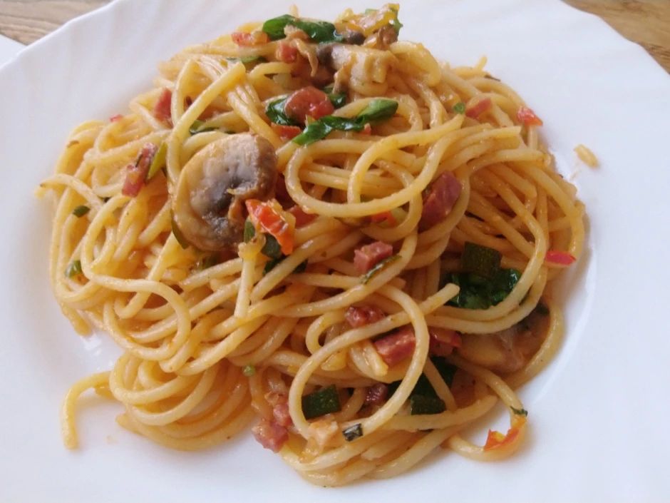 Mediterrane Spaghetti
