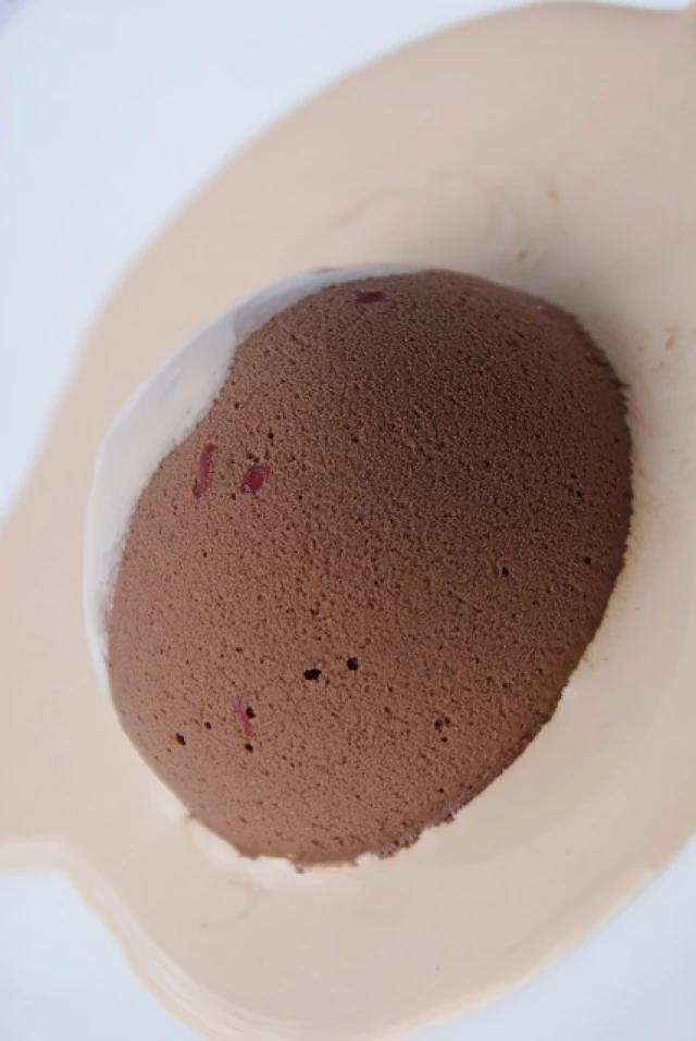 Schokoladeparfait mit Chili