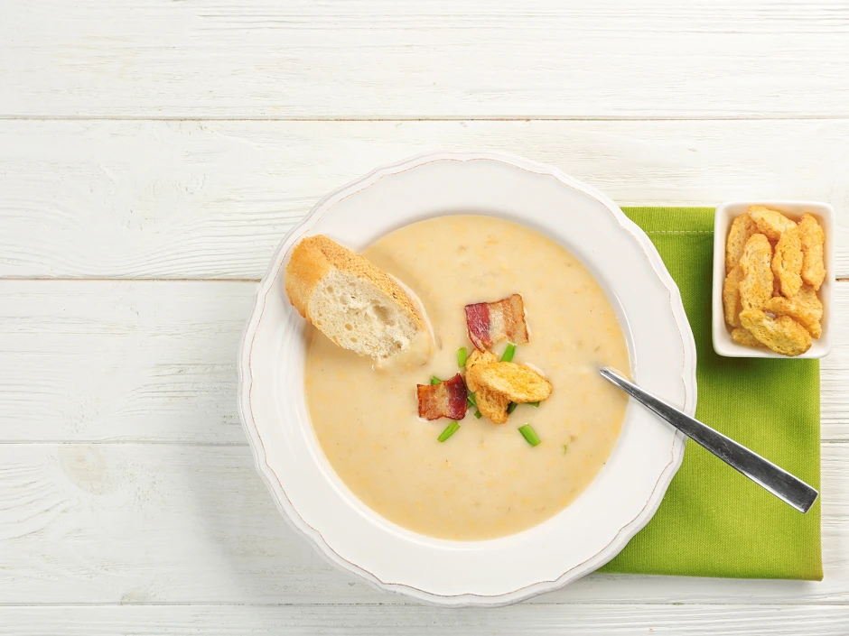 Einfache K&auml;sesuppe
