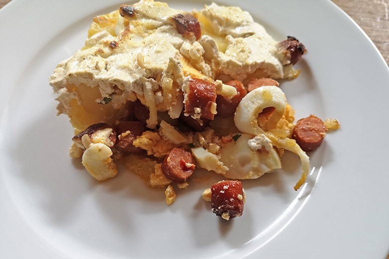 Gelegte Erdäpfel