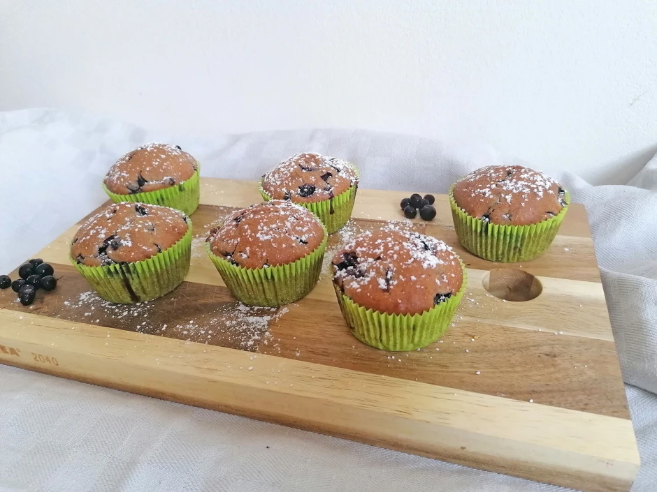 Heidelbeer-Kokos Muffins