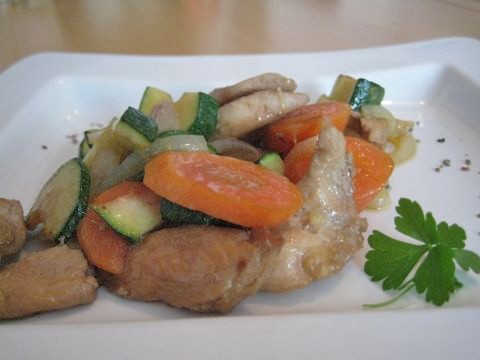Gemüse-Fleischauflauf