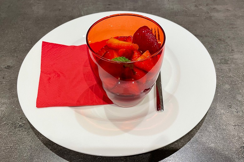 Marinierte Erdbeeren