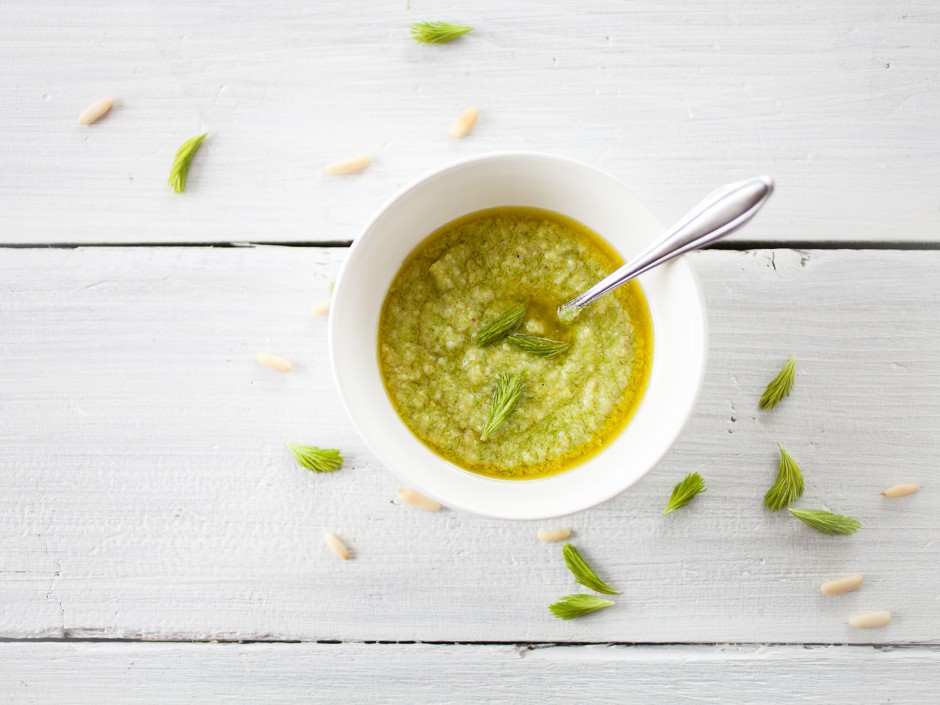 Pesto mit Fichtenwipferl