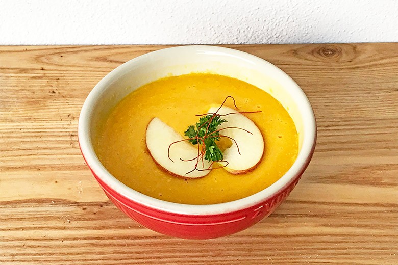 Apfel-Kürbis-Suppe