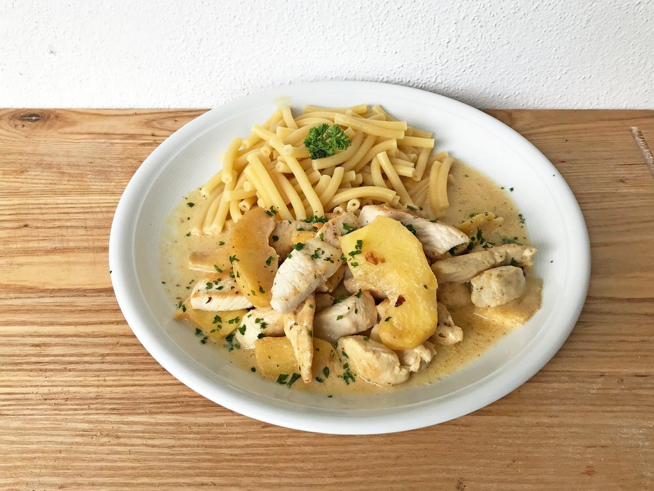 Apfel-Hähnchen-Geschnetzeltes