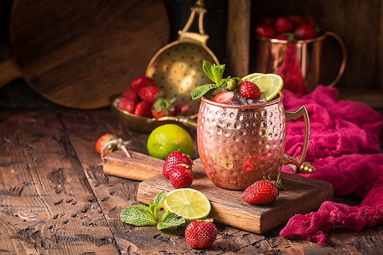 Strawberry Moscow Mule