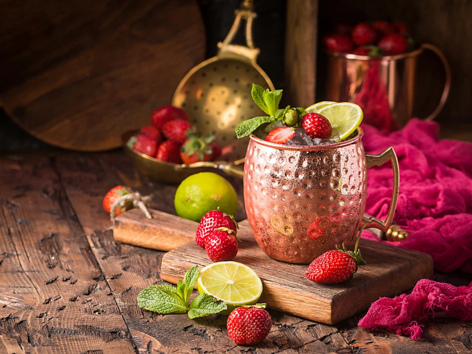 Strawberry Moscow Mule