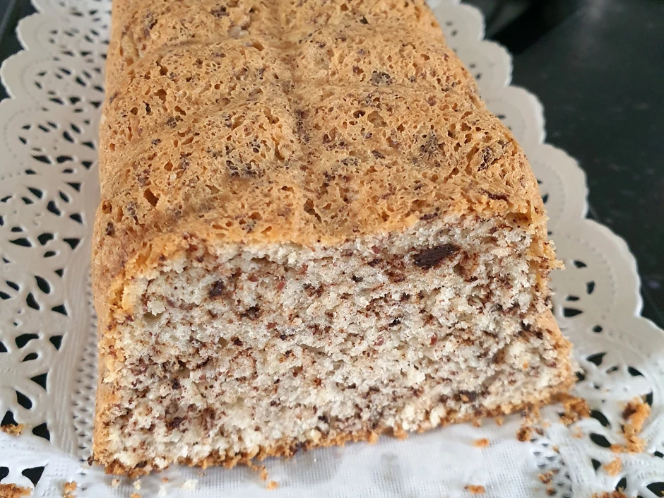 Eiwei&szlig;kuchen mit Mandeln